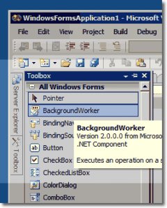 BackgroundWorker screenshot