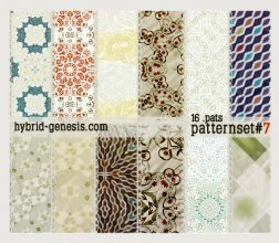 Free photoshop patterns by hybrid genesis