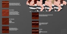 IMVU hair texture tutorial Photoshop