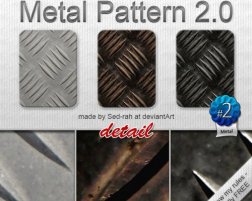 metalphotoshoppattern 70 Free Photoshop Patterns The ultimate Collection