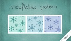 snowflakes pattern by byjanam d5npgeq 600x400 Free Photoshop Christmas Patterns Download Collection 2