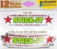 Stick-it! Illustrator Sticker Actions