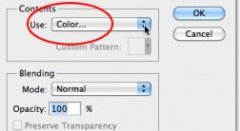 The Fill dialog box in Photoshop. Image © 2011 Photoshop Essentials.com.